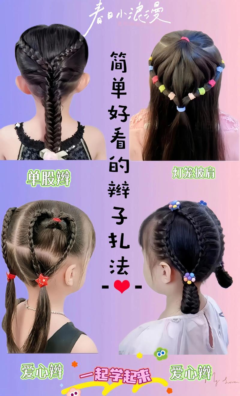 小女孩发型100种图解_锁骨发公主头，男孩潮色背头，发型搭配穿搭显风格