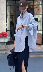 蓝色衬衣搭配_清爽休闲,百搭显高级