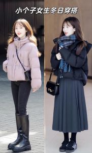 中性风女生冬天穿搭_帅气舒适，亮色点缀，叠穿帆布包显个性