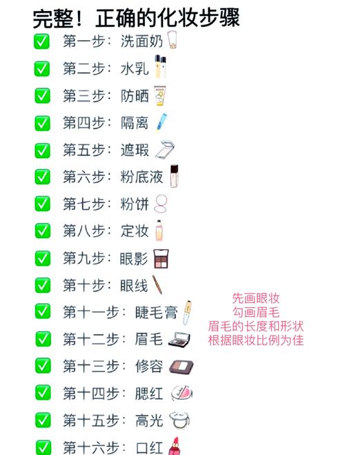 基础化妆的正确顺序_自然伪素颜技巧