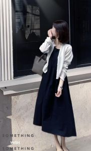 黑上衣配什么颜色裙子_上衣配绿裙显白复古，黄红粉裙添风情