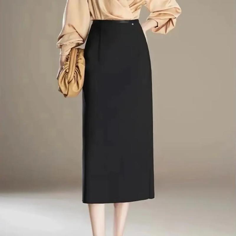 直筒长裙搭配图片_四季百搭小个子时尚单品 直筒长裙搭配图片_四季百搭小个子时尚单品