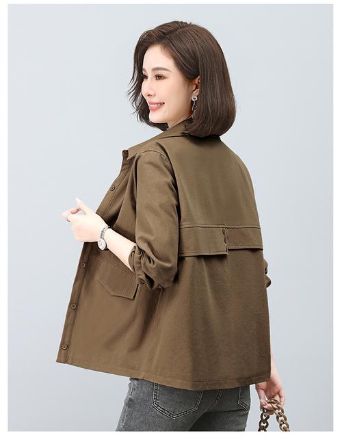 女式夹克外套上衣40岁_40岁微胖女性必备宽松夹克,显气质又环保 女式夹克外套上衣40岁_40岁微胖女性必备宽松夹克,显气质又环保