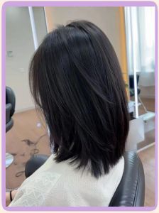 免打理齐肩日式发型_齐肩发丸子头，自然酷帅显个性