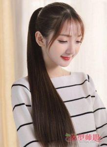 大脸方脸扎马尾_选对马尾显脸小，气质提升超自信