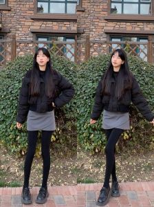 12岁女穿黑裤袜的搭配_黑裤袜搭小香风，优雅干练显气质