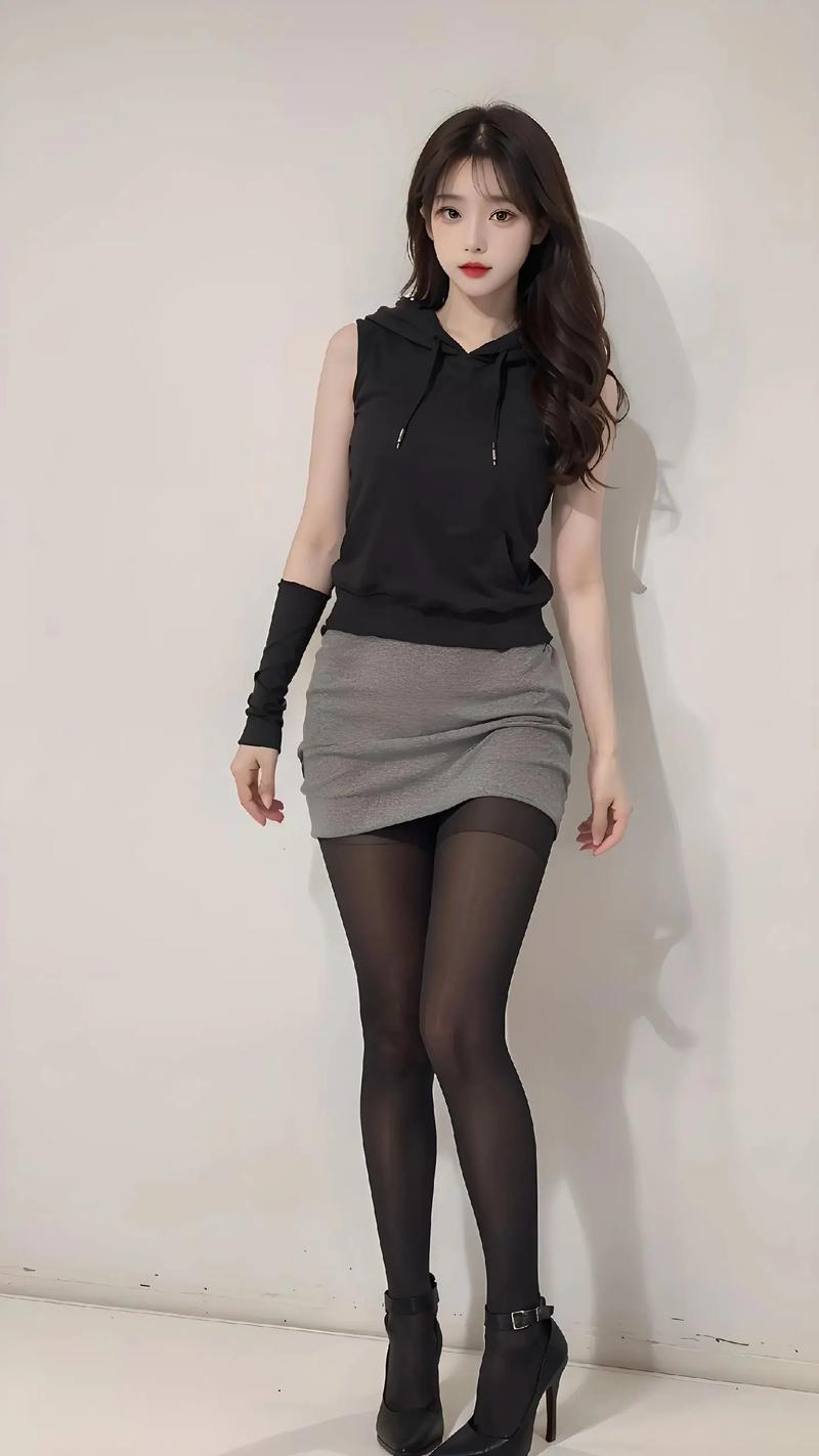 超短包臀裙搭配黑丝十分撩人_吸睛性感，自信穿搭！