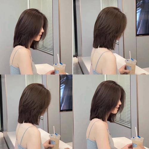 女齐肩发型图片_一刀切显干练,人鱼卷温柔复古,Wendy头显年轻,八字刘海修饰脸型 女齐肩发型图片_一刀切显干练,人鱼卷温柔复古,Wendy头显年轻,八字刘海修饰脸型