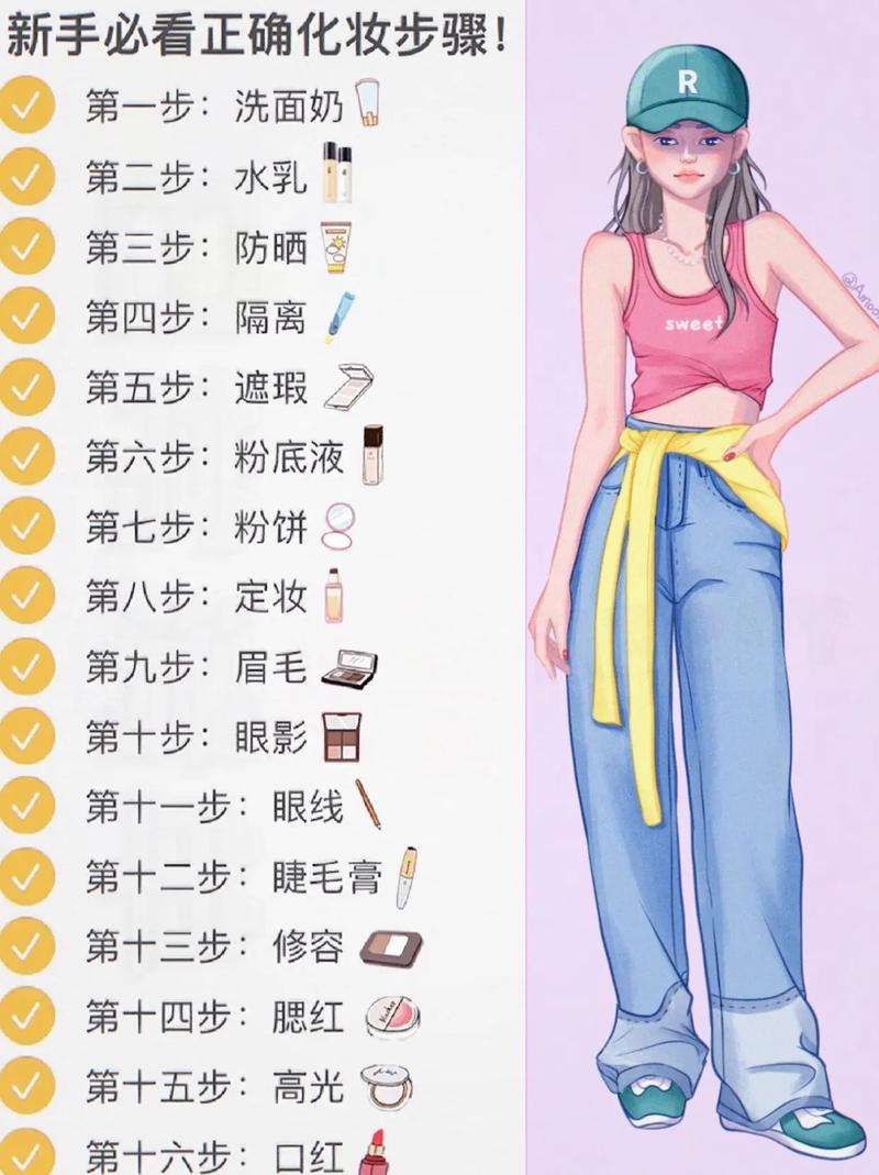 正确化妆打底步骤_新手底妆要服帖，护肤化妆有顺序