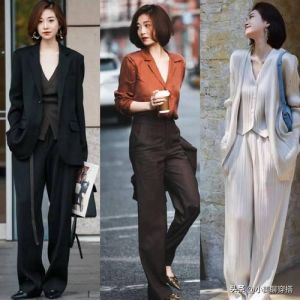 35一40岁女人秋季穿衣搭配_黑大衣+半裙，优雅气质