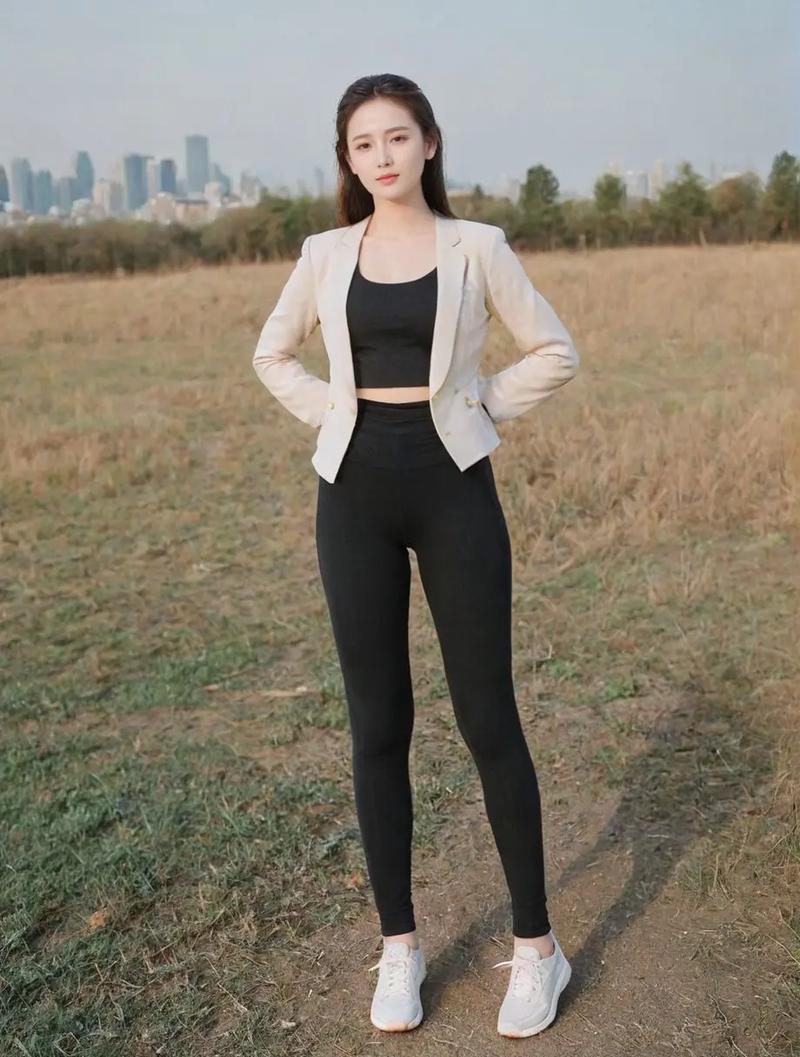 紧身瑜伽裤搭配什么上衣_瑜伽裤百搭！T恤到西装多种搭法