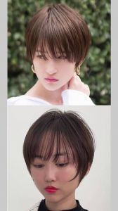 尖头顶最适合的发型女图片_蓬松波波头显发量，时尚又精致