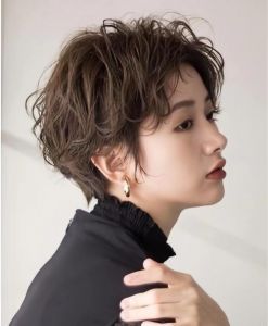 短卷发发型图片_日常造型急救与护理全攻略