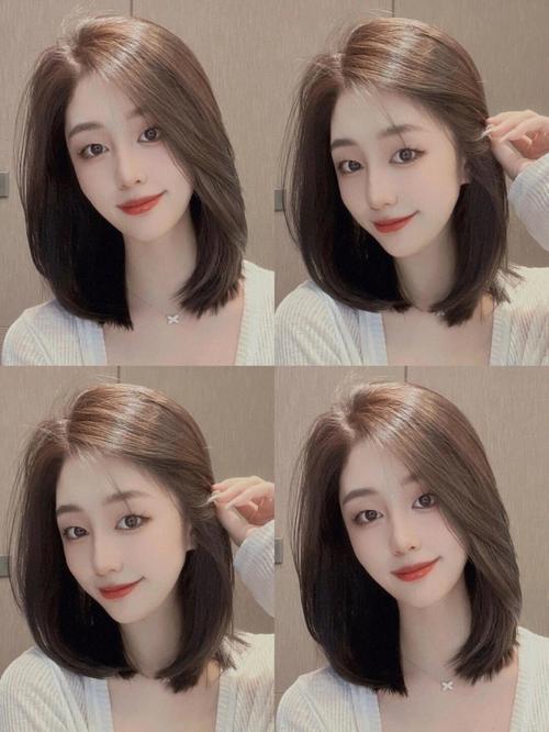 气质锁骨发型图片_锁骨发时尚实用，修饰脸型，轻松切换风格！