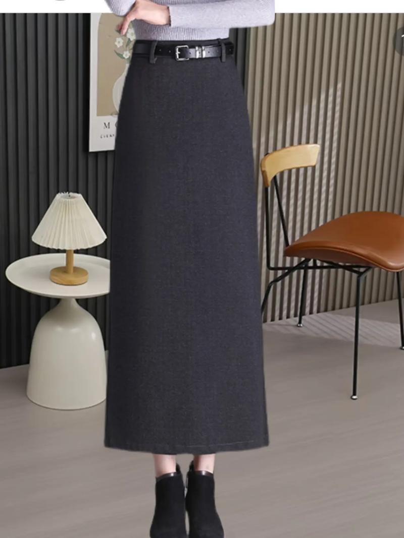 直筒长裙搭配图片_四季百搭小个子时尚单品 直筒长裙搭配图片_四季百搭小个子时尚单品