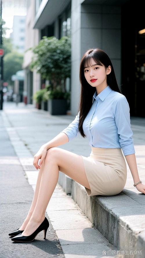 米白色包臀裙搭配什么外套_外套选对更优雅