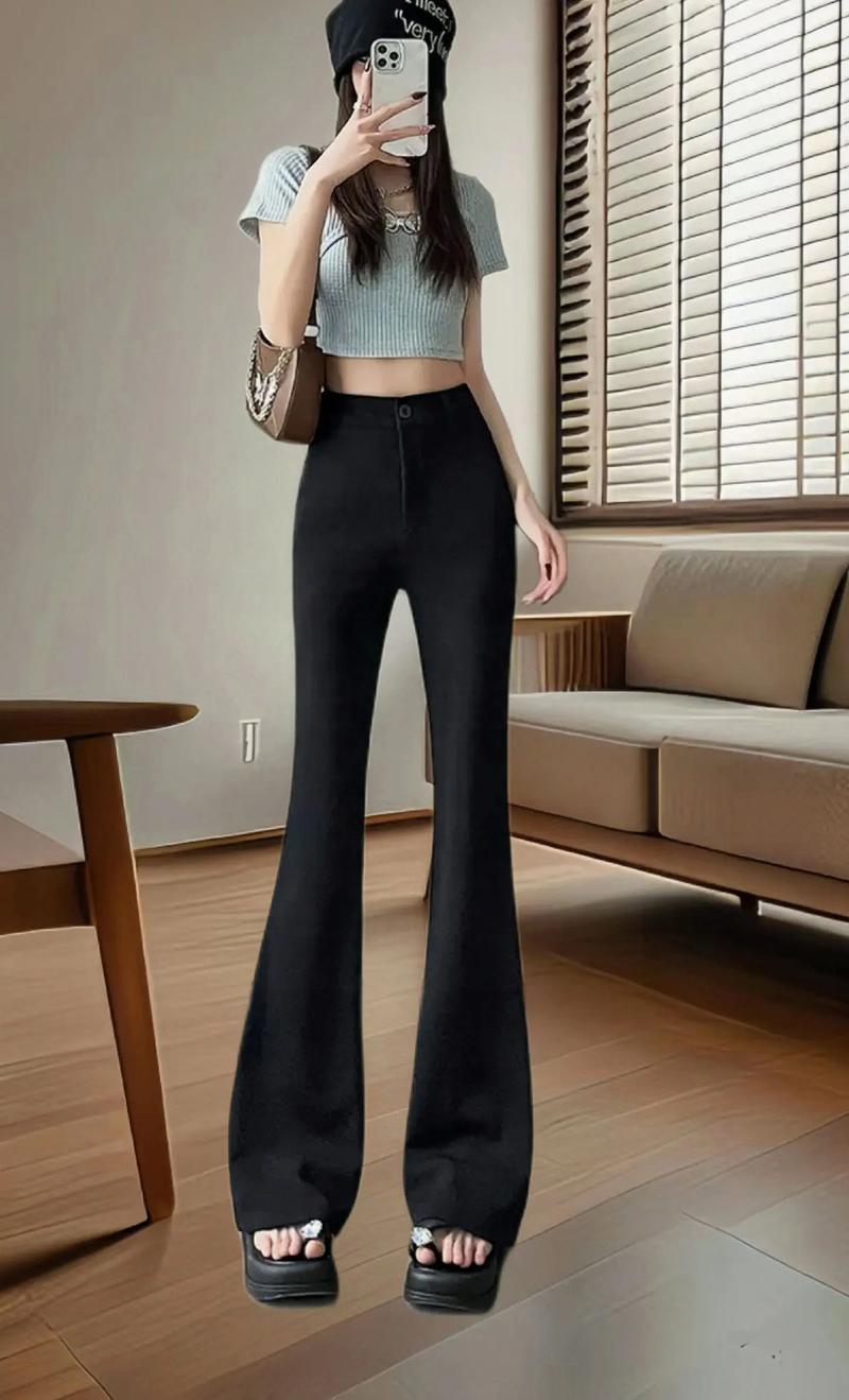 h型身材可以穿紧身喇叭裤吗_喇叭裤显曲线，H型身材必备