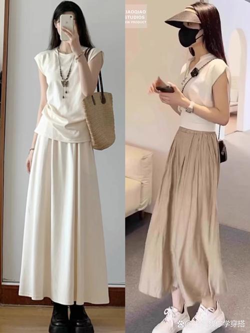 直筒长裙的最佳搭配方法_显瘦百搭，轻松穿出时尚感