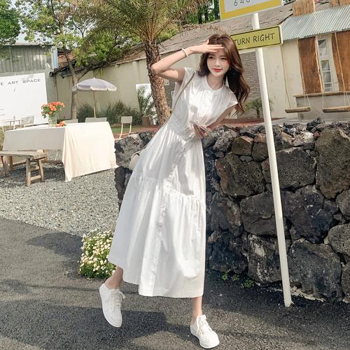 白衬衣搭配裙子图片女_温柔淑女风与优雅通勤风