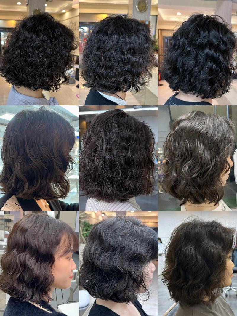 短发烫发发型图片女_个性纹理卷,时尚又显脸小 短发烫发发型图片女_个性纹理卷,时尚又显脸小