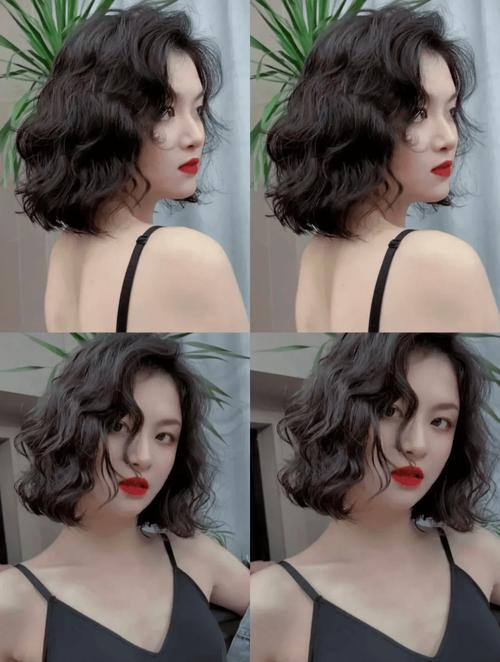 最新发型女中短发烫发_短卷发时尚多变，适合各种脸型年龄