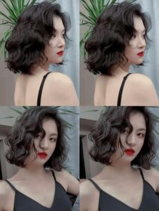 最新发型女中短发烫发_短卷发时尚多变，适合各种脸型年龄