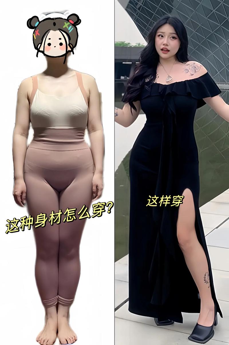 人胖后穿连衣裙显得腰粗_微胖女生显瘦连衣裙穿搭技巧