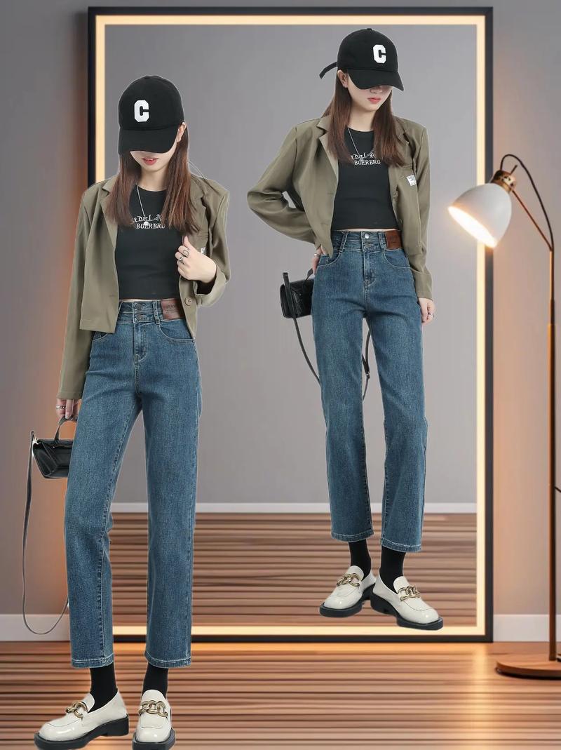 直筒裤的三个最佳配色_直筒裤百变搭配，穿出高级感！