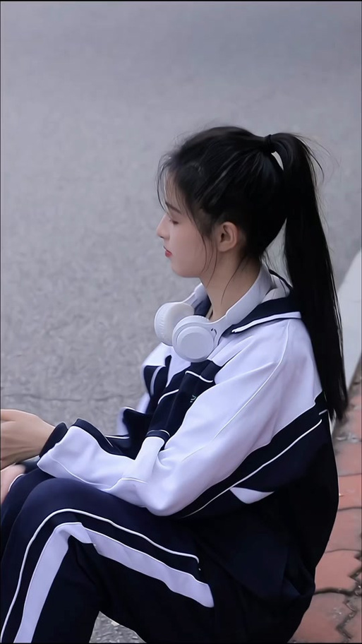 校园女学生高马尾辫图片_活力时尚，潮流演变