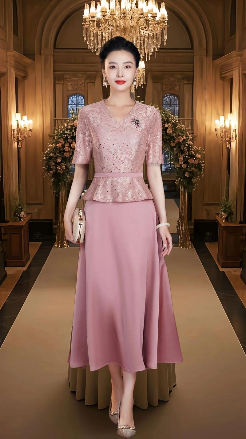 粉色连衣裙搭配白色线衣外套_粉裙白外套，温柔又优雅的穿搭