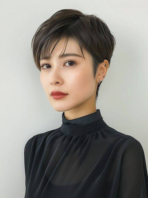 各种短发发型图片_利落自信，轻松打造青春造型