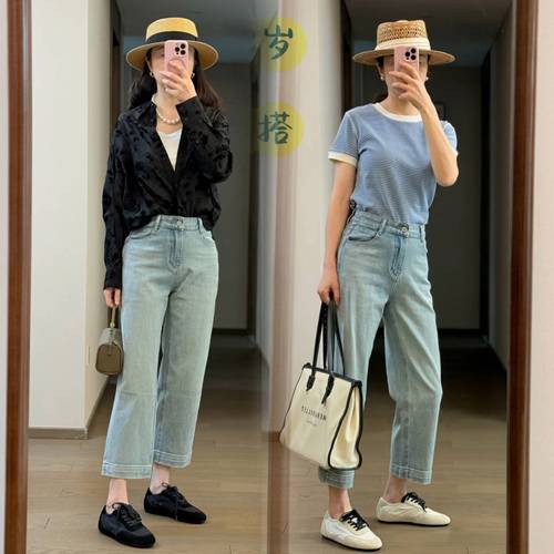 40一50岁女穿衣搭配图片_秋衣叠穿显气质，低饱和色显年轻