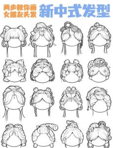 中式新娘发型步骤图解_简约古风盘发,展现东方美