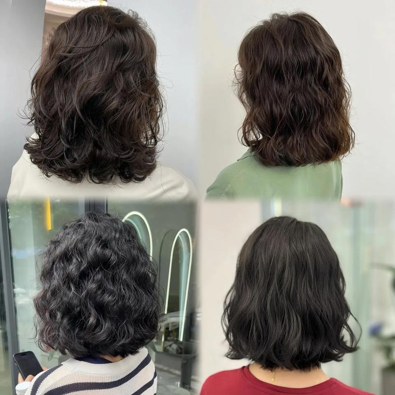 短头发烫卷发发型图片_烫卷发修饰脸型，气质百搭不挑脸型