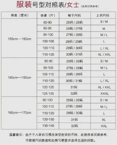 女式运动衣尺码表_选对运动衣尺码很关键，看懂尺码表选舒适！