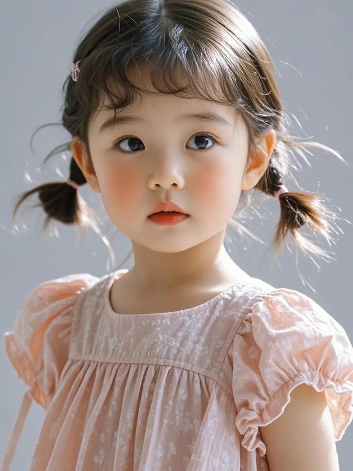 儿童圆脸女孩发型_圆脸女孩齐刘海短发甜美显瘦