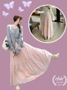 裸粉色缎面半身裙搭配什么上衣_裸粉色缎面半身裙 百搭时尚，夏日气质必备！