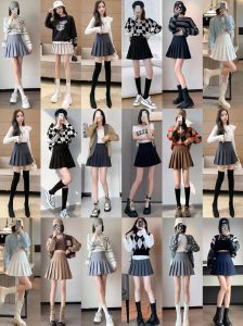 矮个子穿百褶裙图片_百褶裙显高显瘦，小个子女生必备时尚单品！