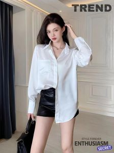 法式缎面衬衫怎么搭配_优雅高级全攻略