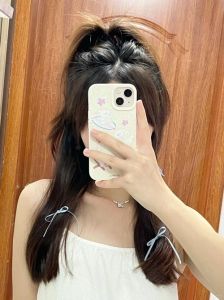 半扎马尾怎么扎不塌_细发配细圈，粗发配粗圈，扎马尾不扁塌