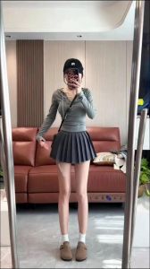 梨形身材适合穿百褶裙吗_梨形身材穿百褶裙显美技巧