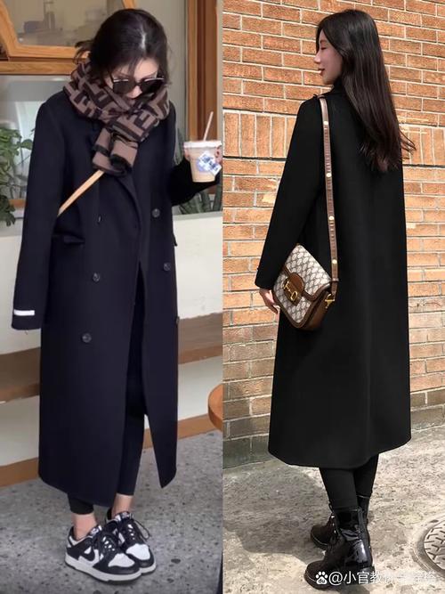 女生黑色风衣搭配_百搭显瘦，时尚必备！